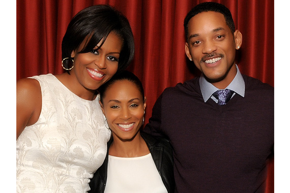 Michelle Obama, Jada Pinkett Smith & Will Smith