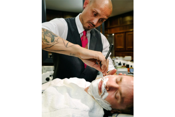 Kevin Alejandro at The Art of Shaving