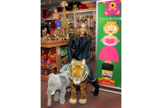 Molly Sims for FAO Schwarz